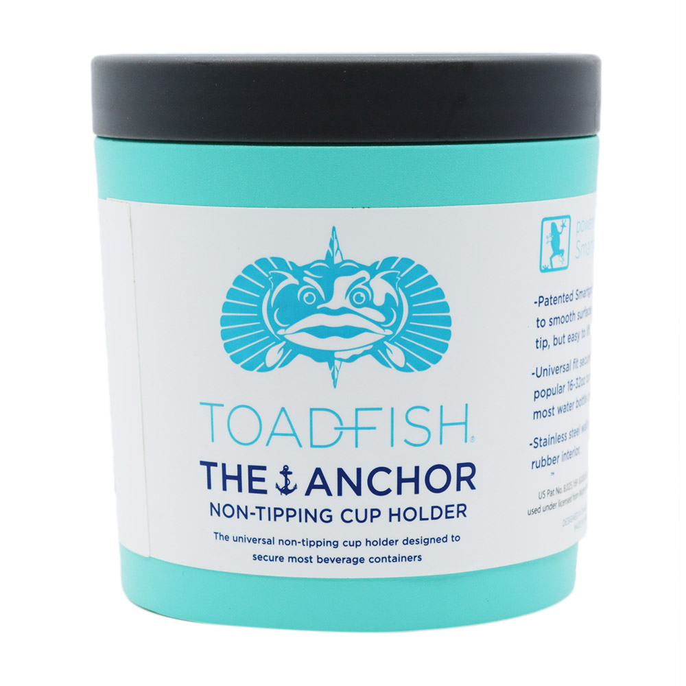 Toadfish Anchor Non-Tipping Cup Holder Teal