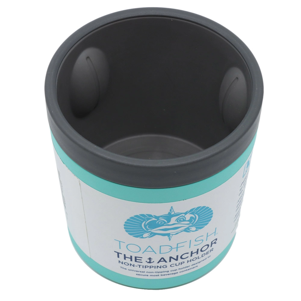 Toadfish Anchor Non-Tipping Cup Holder Teal Toadfish Anchor Non-Tipping Cup Holder Teal