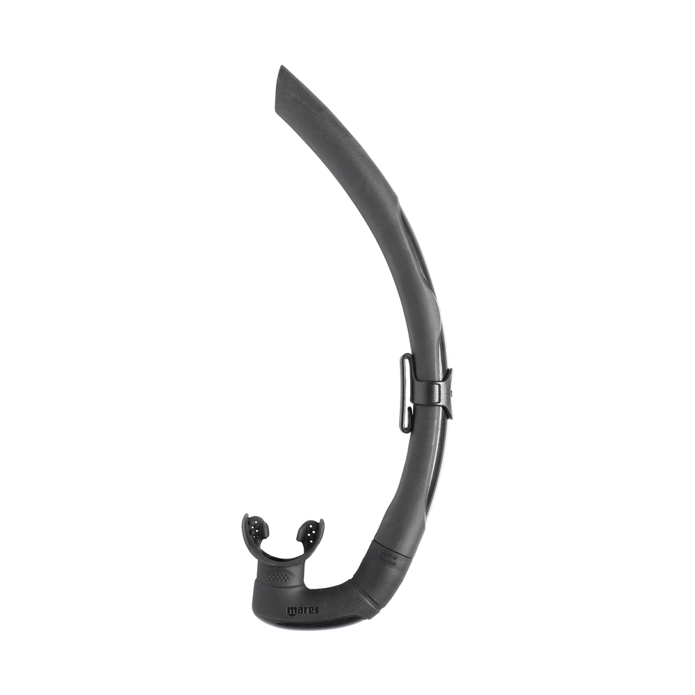 Mares Aquazone Sailor Snorkel – Semi-droog, Met Anti-splash Top, Comfortabel Siliconen Mondstuk En Afvoerventiel, Voor Volwassenen, Zwart