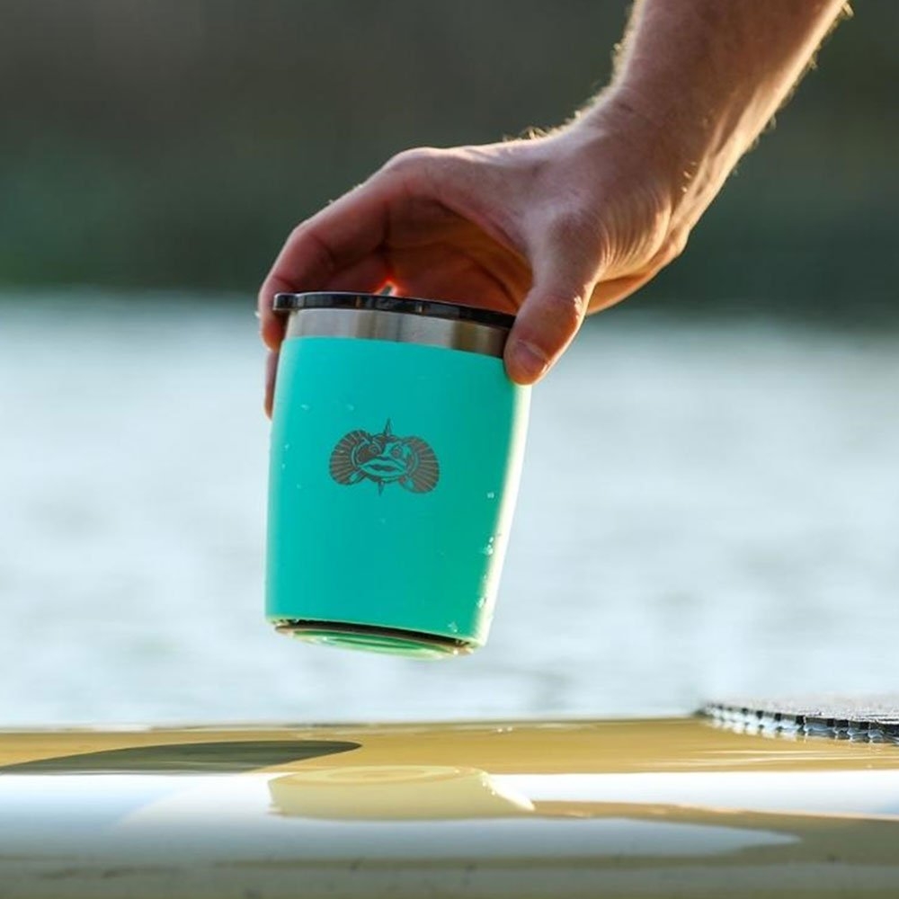 Toadfish Non-Tipping Rocks Double Insulated Travel Mug 295ml Teal