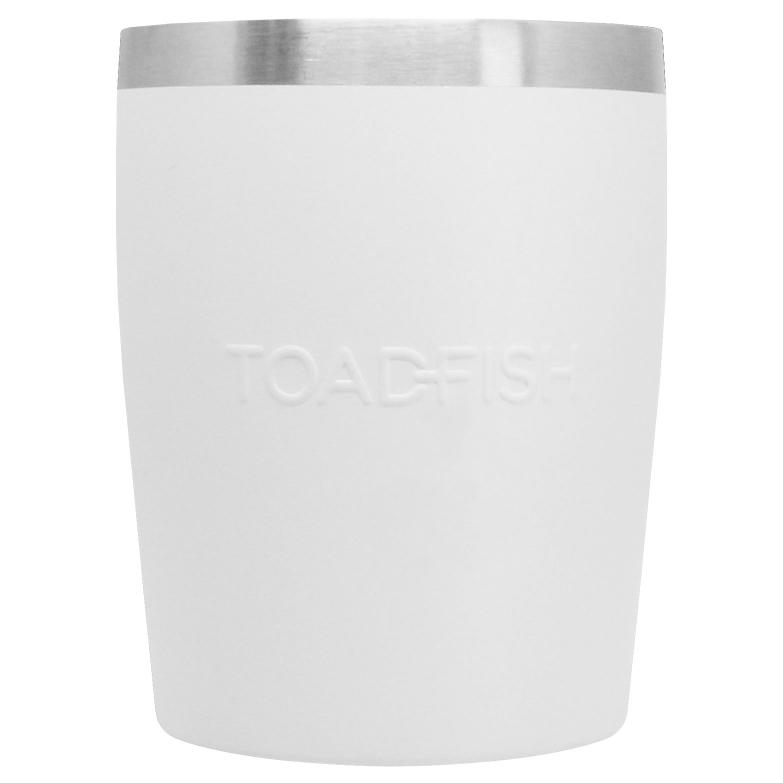 Toadfish Non-Tipping Rocks Double Insulated Travel Mug 295ml White