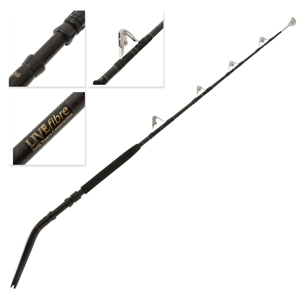 Kilwell NZ Livefibre2 Fully Rollered DBB Bent Butt Stand-Up Game Rod 5ft 7in 37kg 2pc