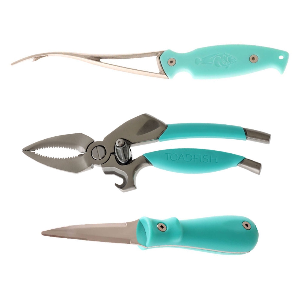 Toadfish Coastal Kitchen Collection - Oyster Knife, Prawn / Shrimp Cleaner, Crayfish / Crab Cutter