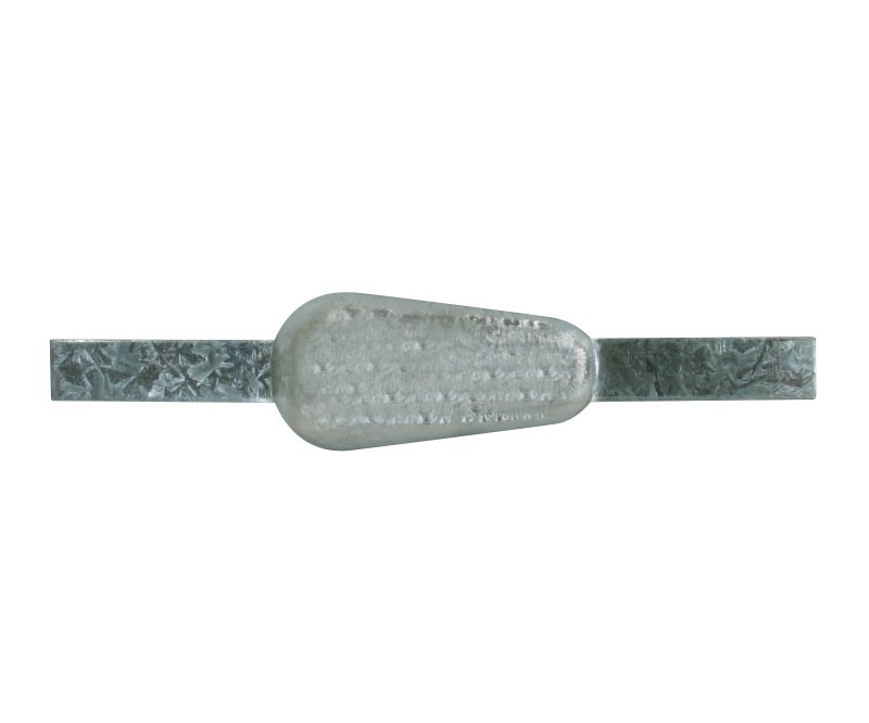 Zinc Teardrop Anode with Straps 2.6kg