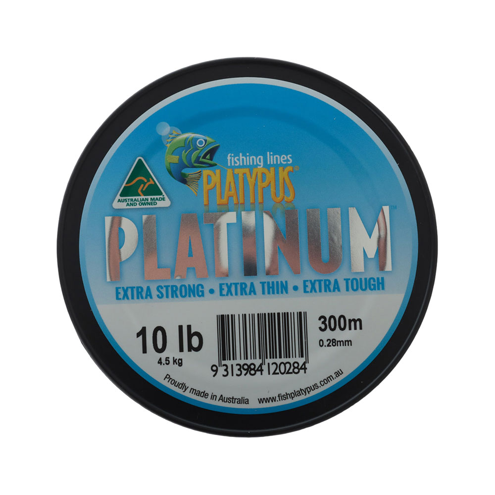 Platypus Platinum Monofilament 300m 10lb 0.28mm