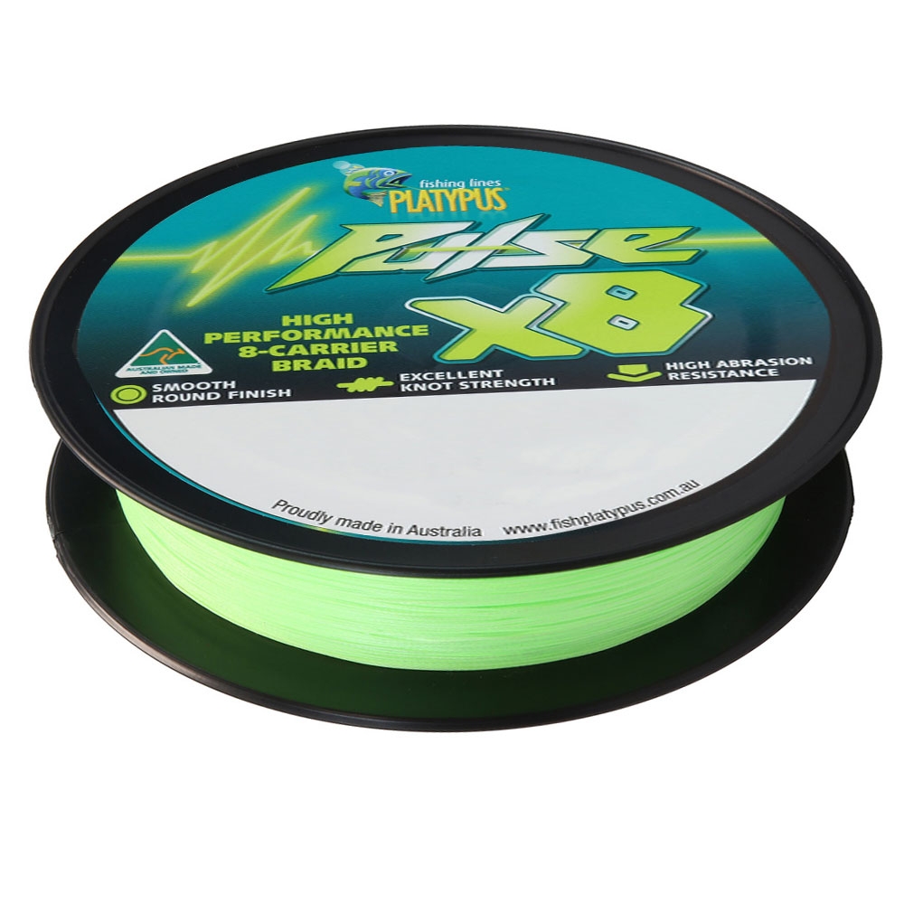 Platypus Pulse X8 Braid Aussie Green 150m 15lb