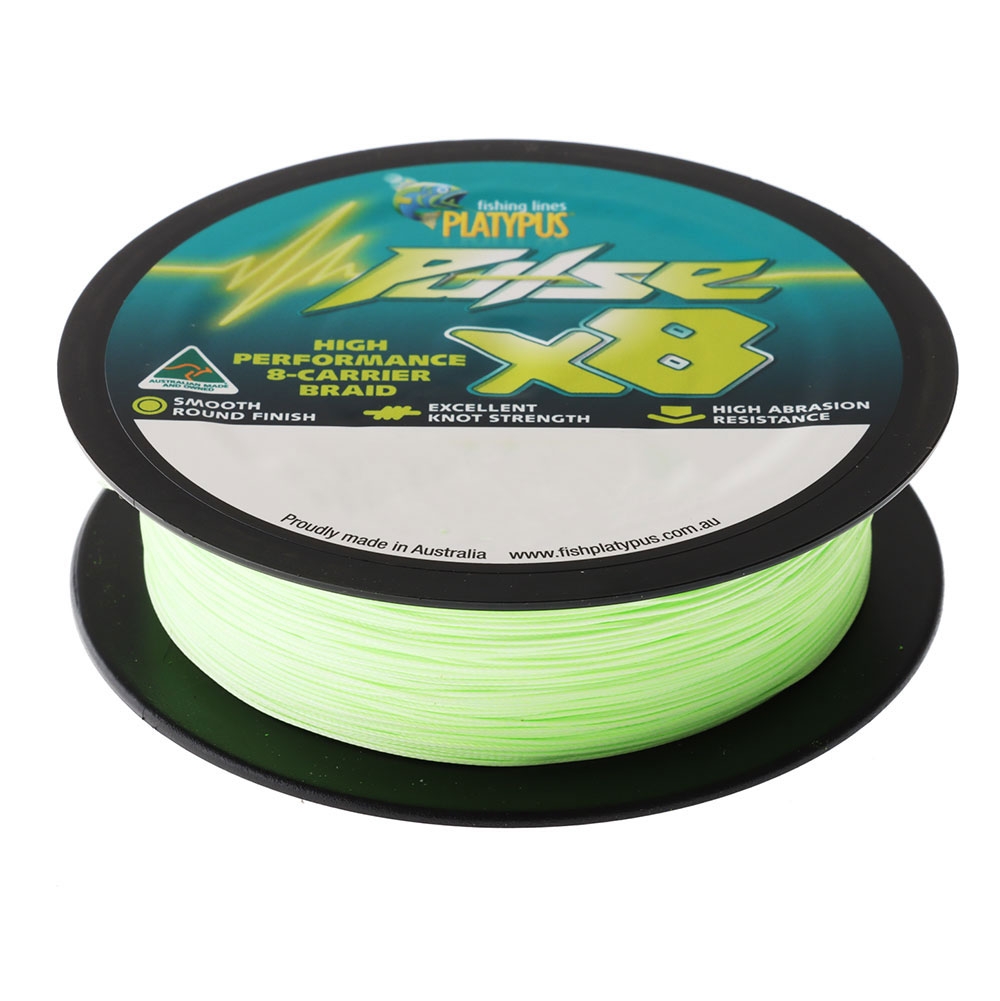 Platypus Pulse X8 Braid Aussie Green 300m