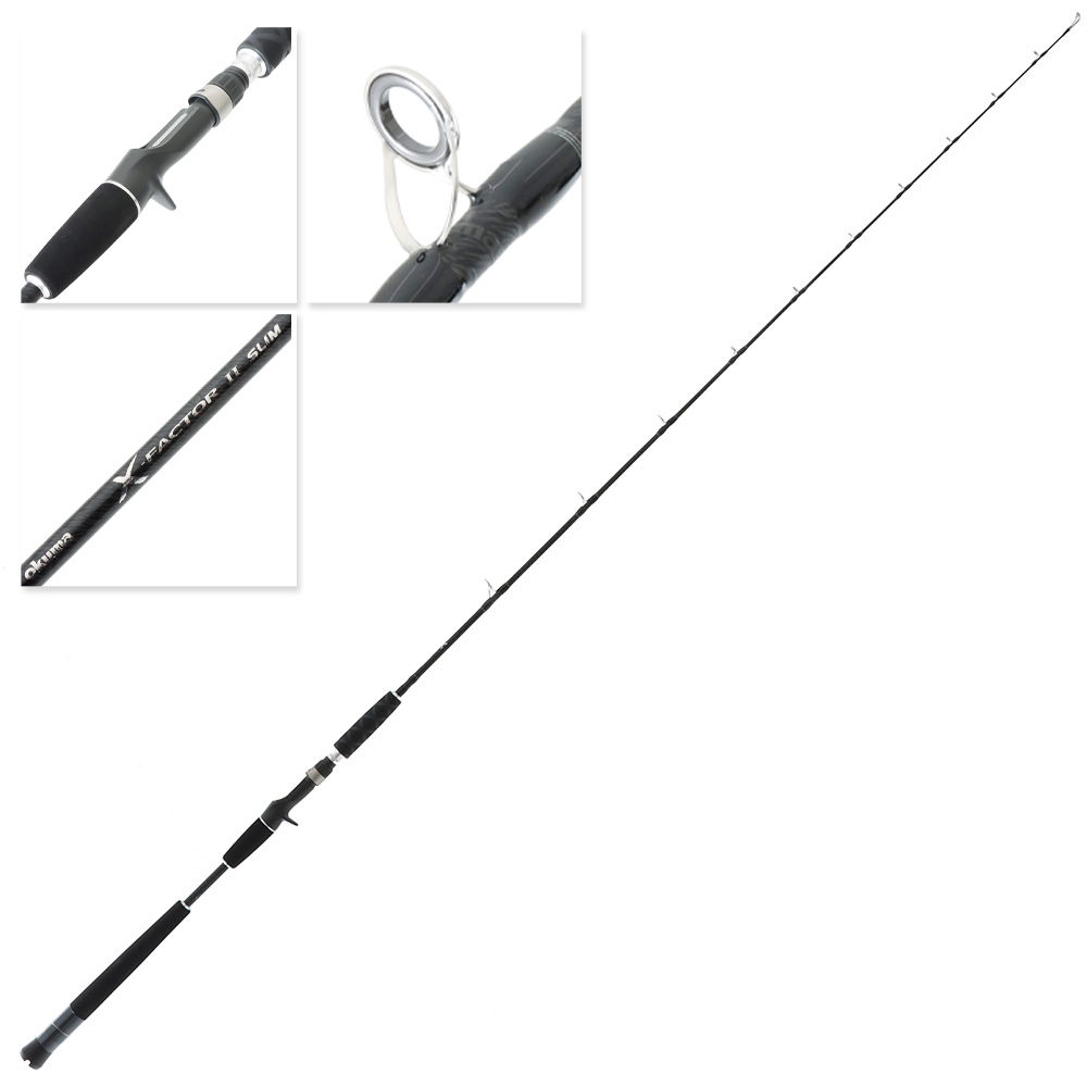 Okuma X-Factor II Slim OH Slow Jig Rod 6ft 3in 50-200g 2pc