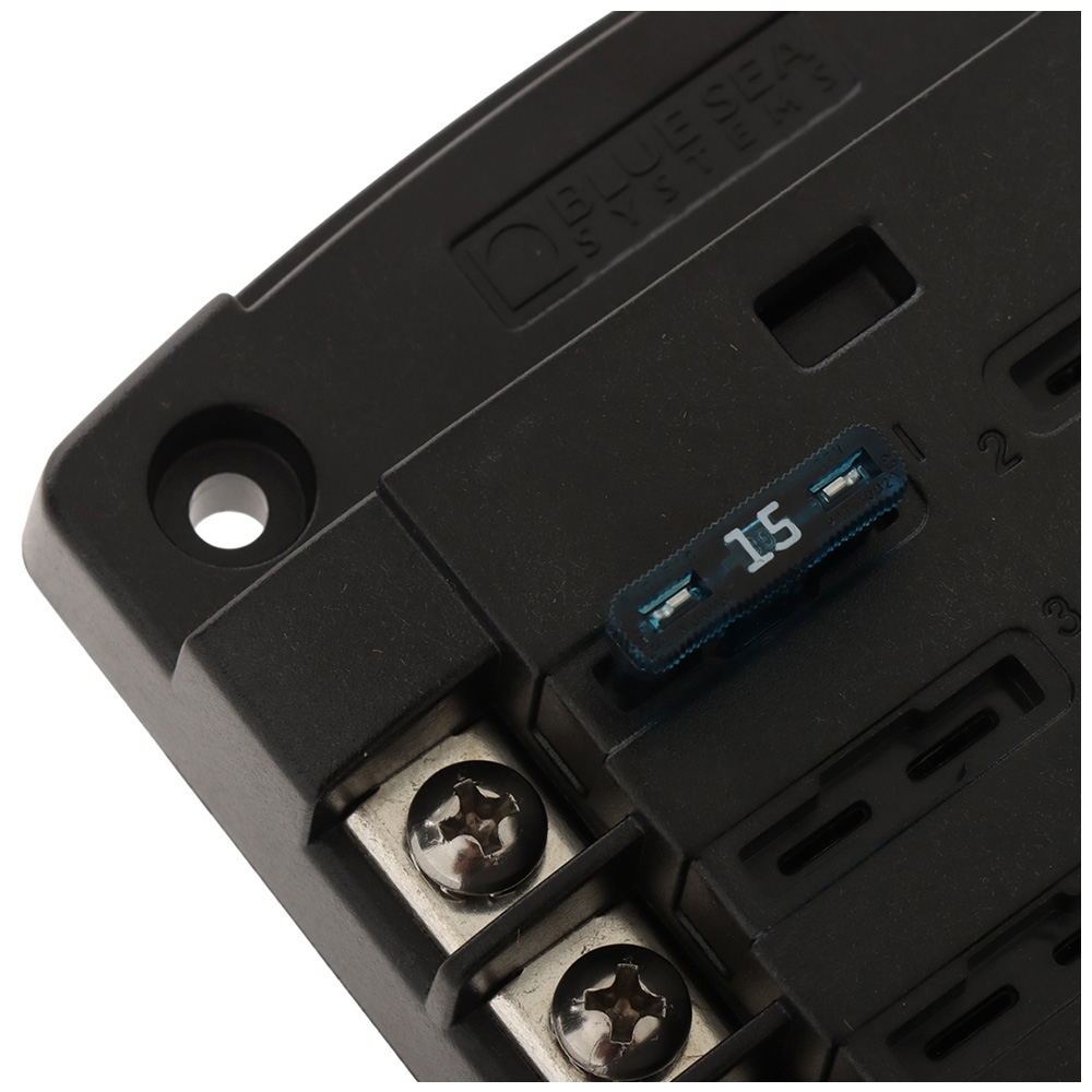 Blue Sea 5029 12-Gang Fuse Block ST ATO/ATC with Cover