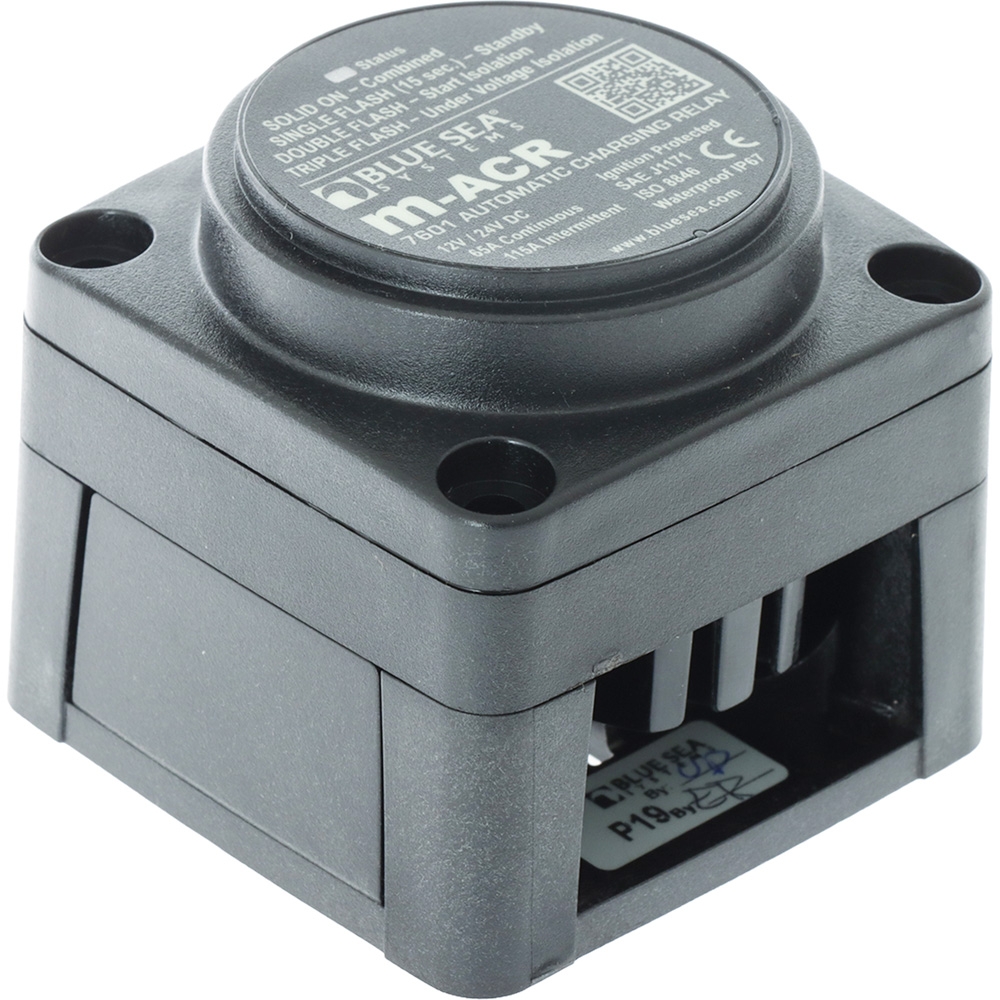 Blue Sea m-Series Automatic Charging Relay 12/24vDC 65A