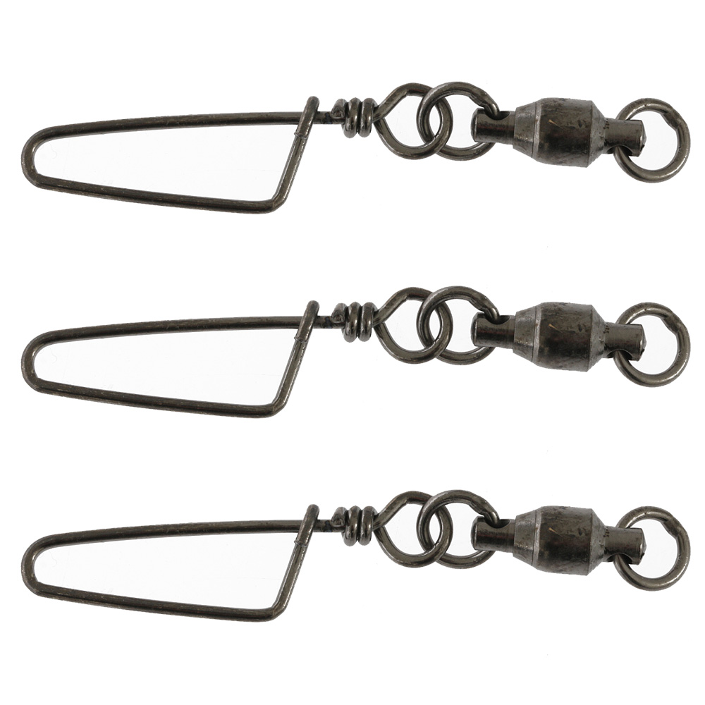 Holiday Big Game Ball Bearing Snap Swivels Size 5 Tension 55kg Qty 3