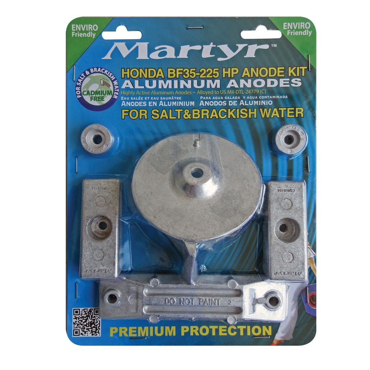 Martyr Anodes Aluminium Anode Kit for Honda BF35-225HP