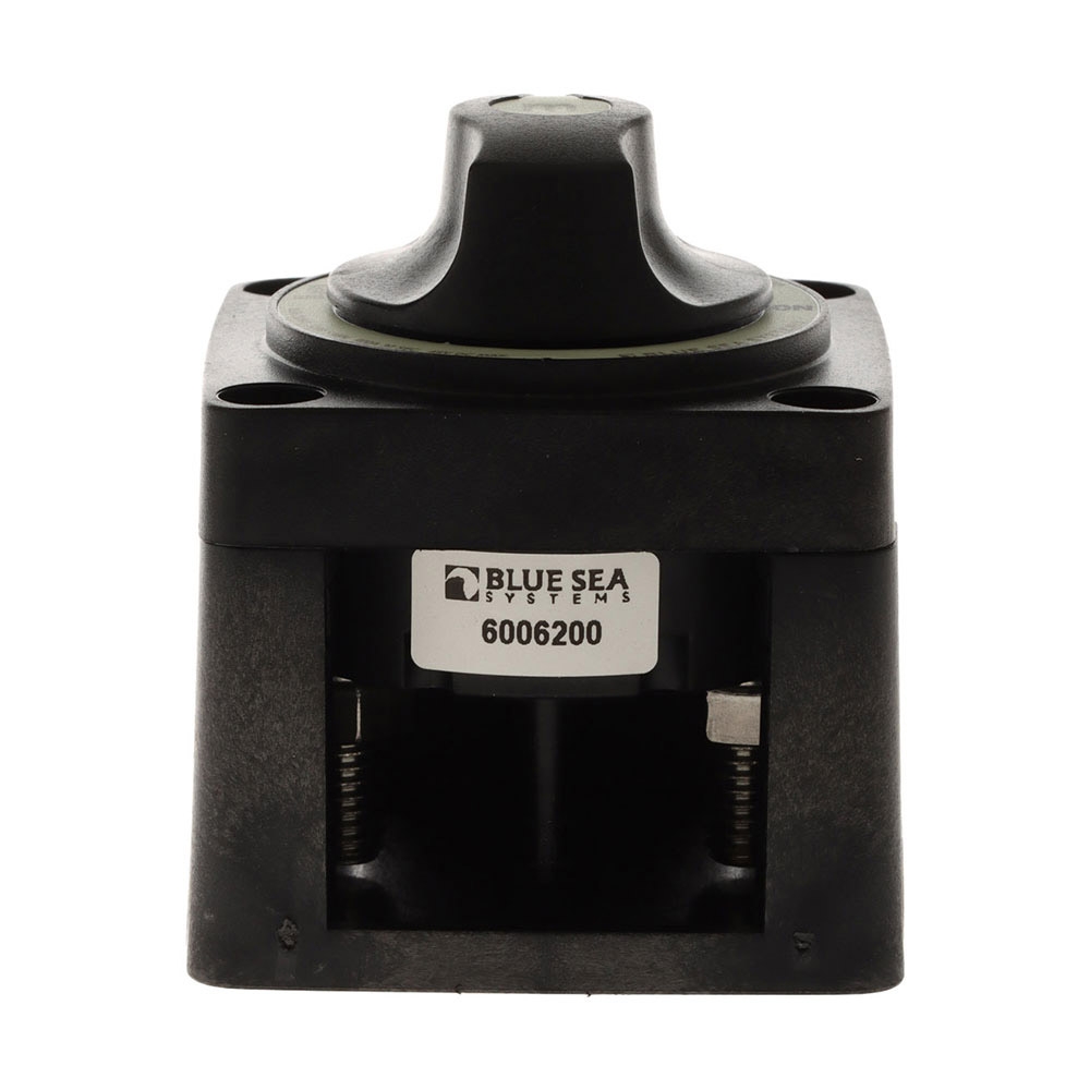Blue Sea M-Series Battery Switch with Knob On/Off Black