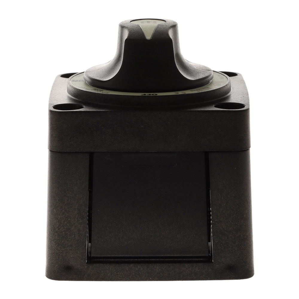 Blue Sea M-Series Battery Switch with Knob On/Off Black