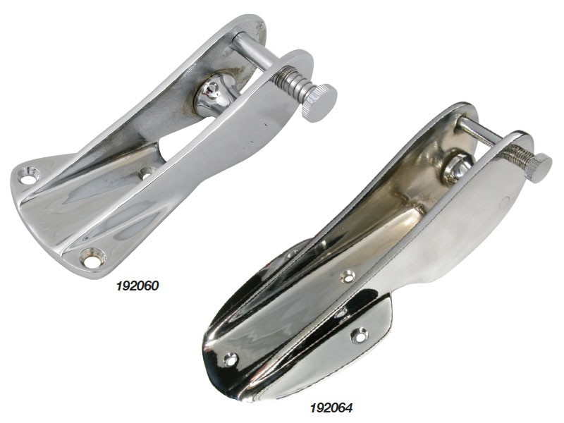 Bow Roller with Pin - Chrome Brass 135mm