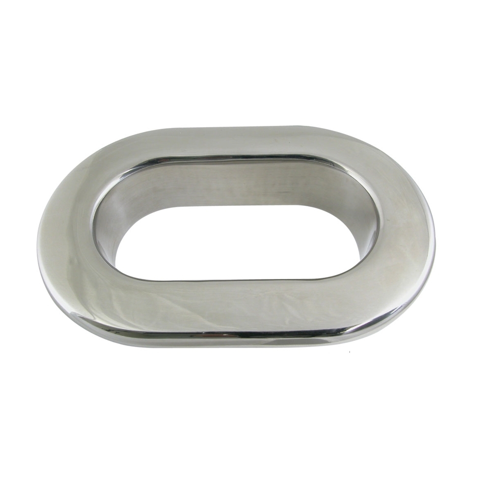 Marine Town Oval Hawse Hole - Cast Stainless Steel 145 x 97