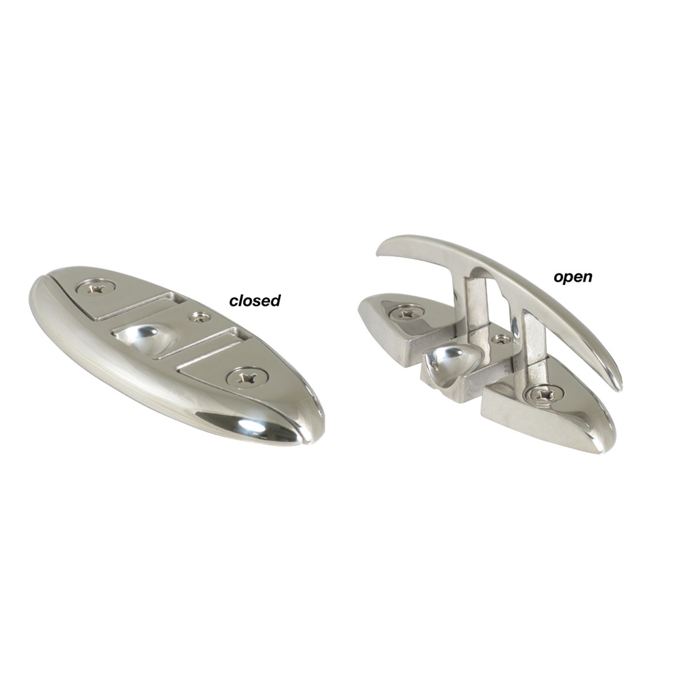 Marine Town Foldaway Cleat - Cast Stainless Steel 155