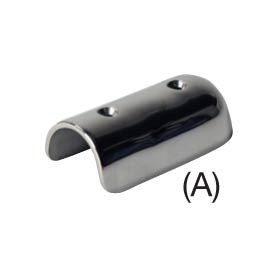 BLA Gunwale End Cap Stainless Steel 43mm ID