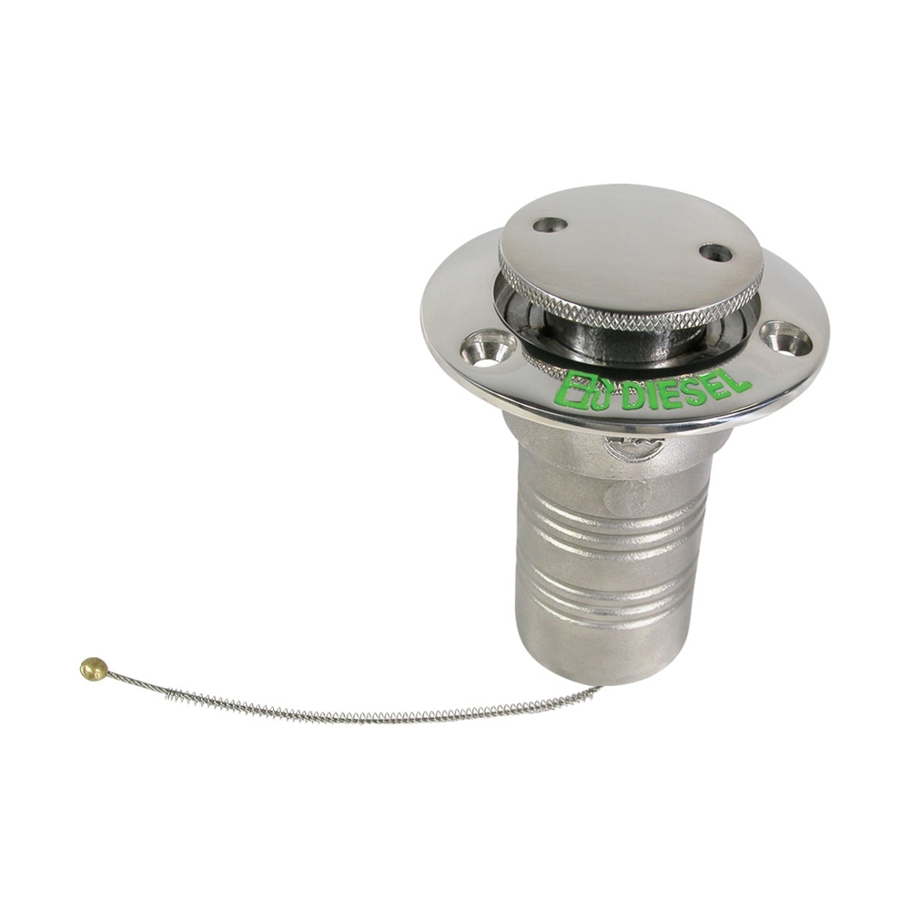 Marine Town Pop Up Deck Filler Stainless Steel Angled 38mm Water