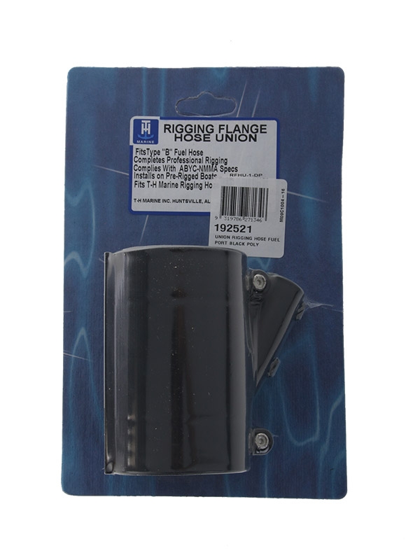 Rigging Flange Hose Union Black