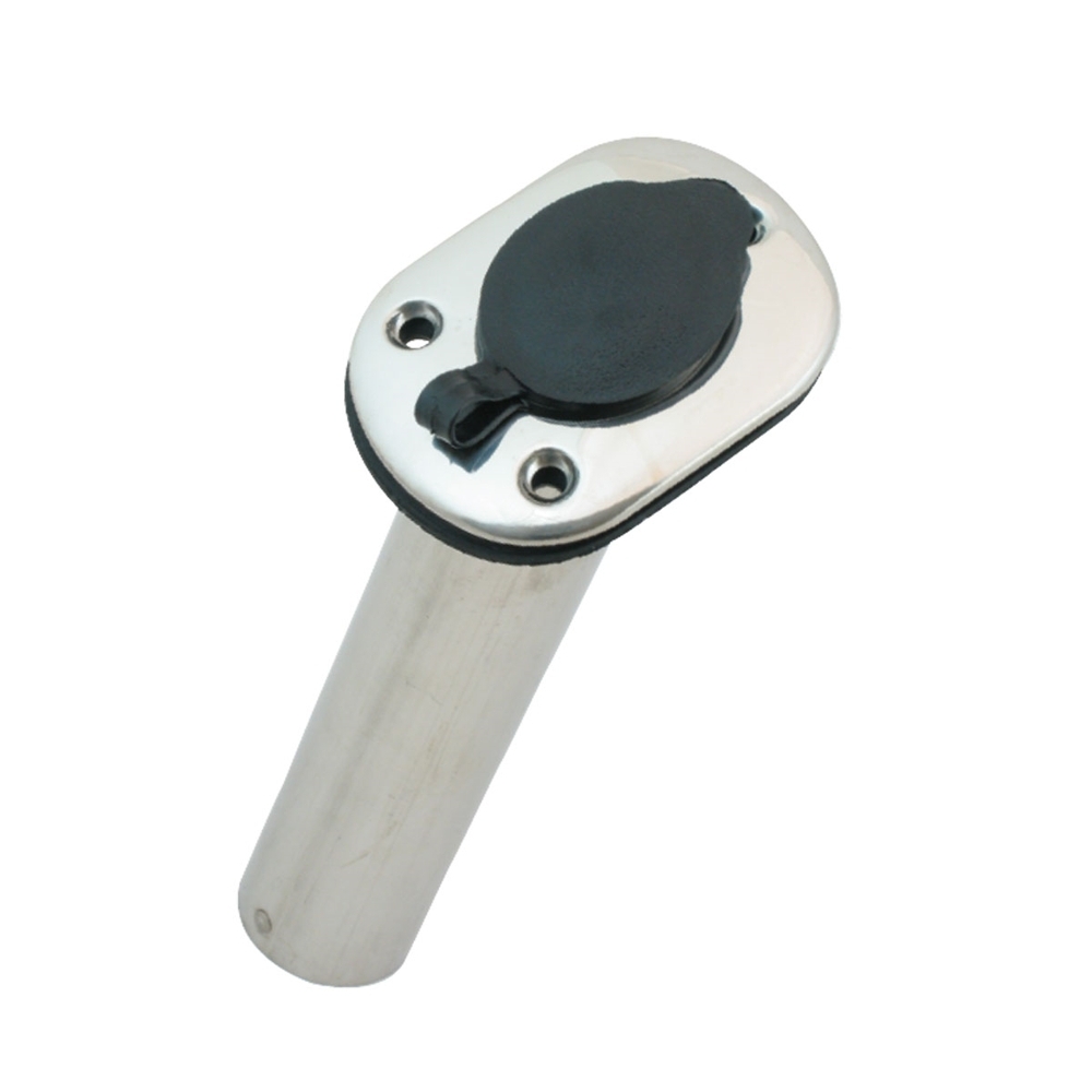 TMC Flush Mount Rod Holder - Stainless Steel with Cap 116 x 87