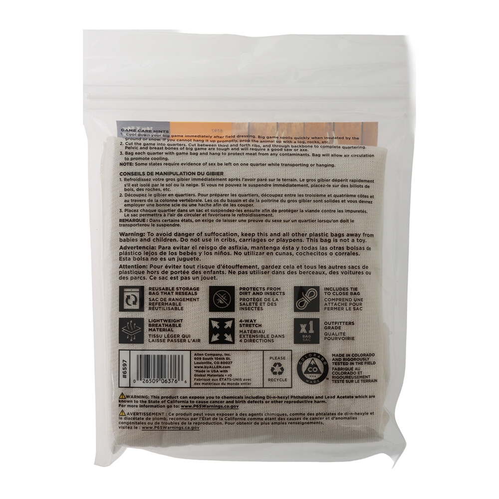 Allen Colorado Full Body Carcass Game Bag 14inx54in