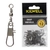 Kilwell Snap Swivels Black Size 12 4-6kg Qty 30