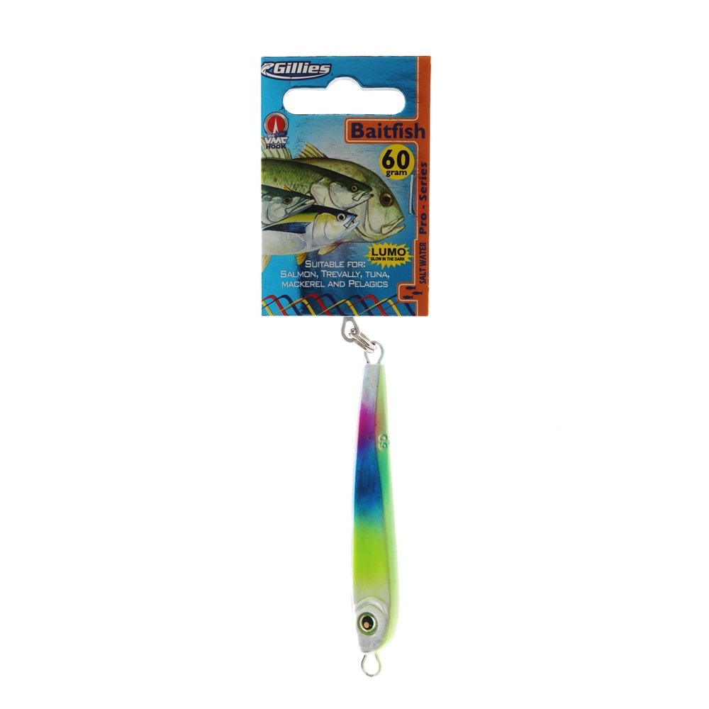 Gillies Baitfish Saltwater Pro Metal Lure 60g Oil Slick