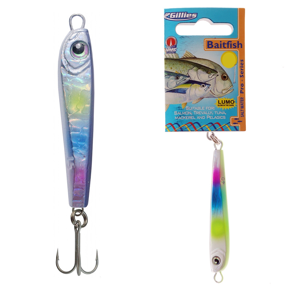 Gillies Baitfish Saltwater Pro Metal Lure 40g Oil Slick