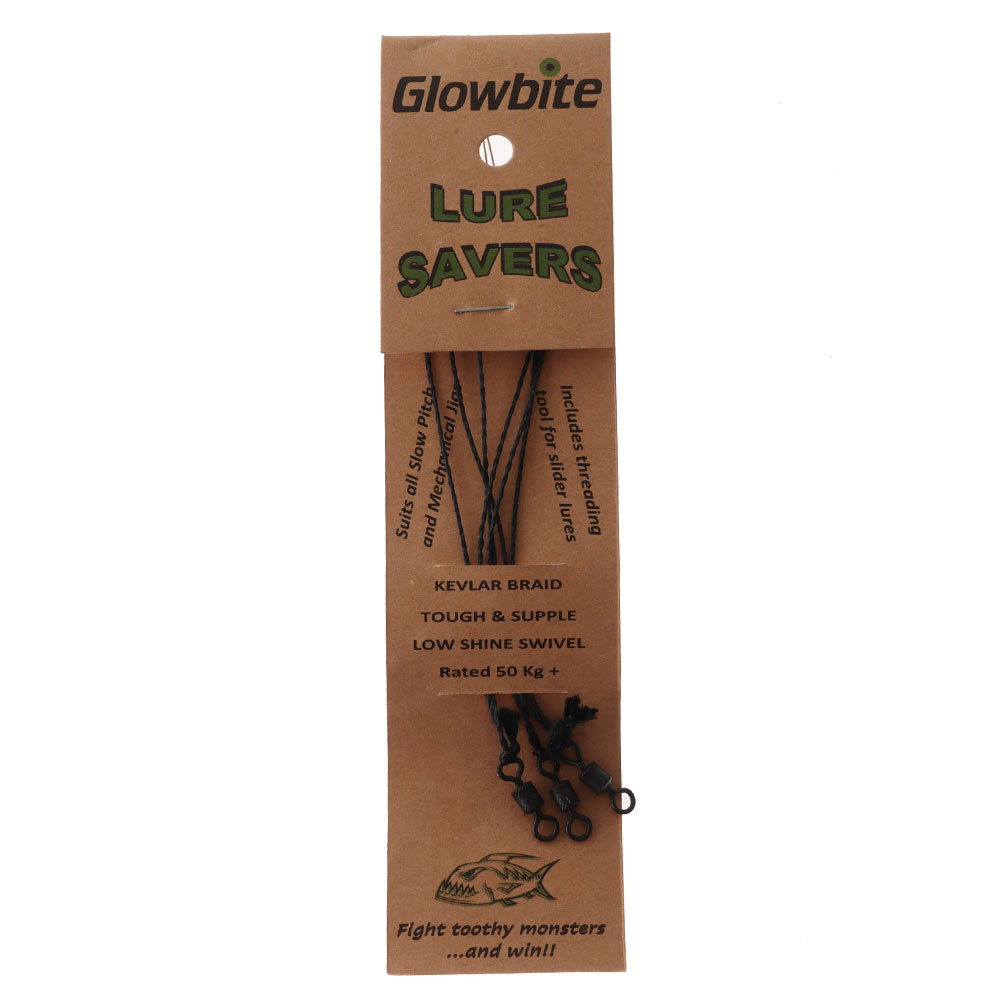 Glowbite Lure Savers Kevlar Traces Qty 3