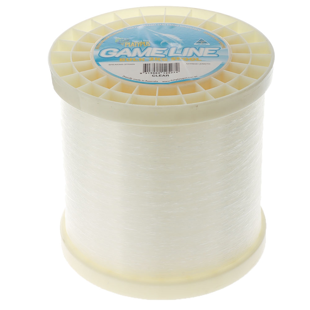 Platypus Pre-Test IGFA Monofilament Line Bulk Clear 11500m 10kg