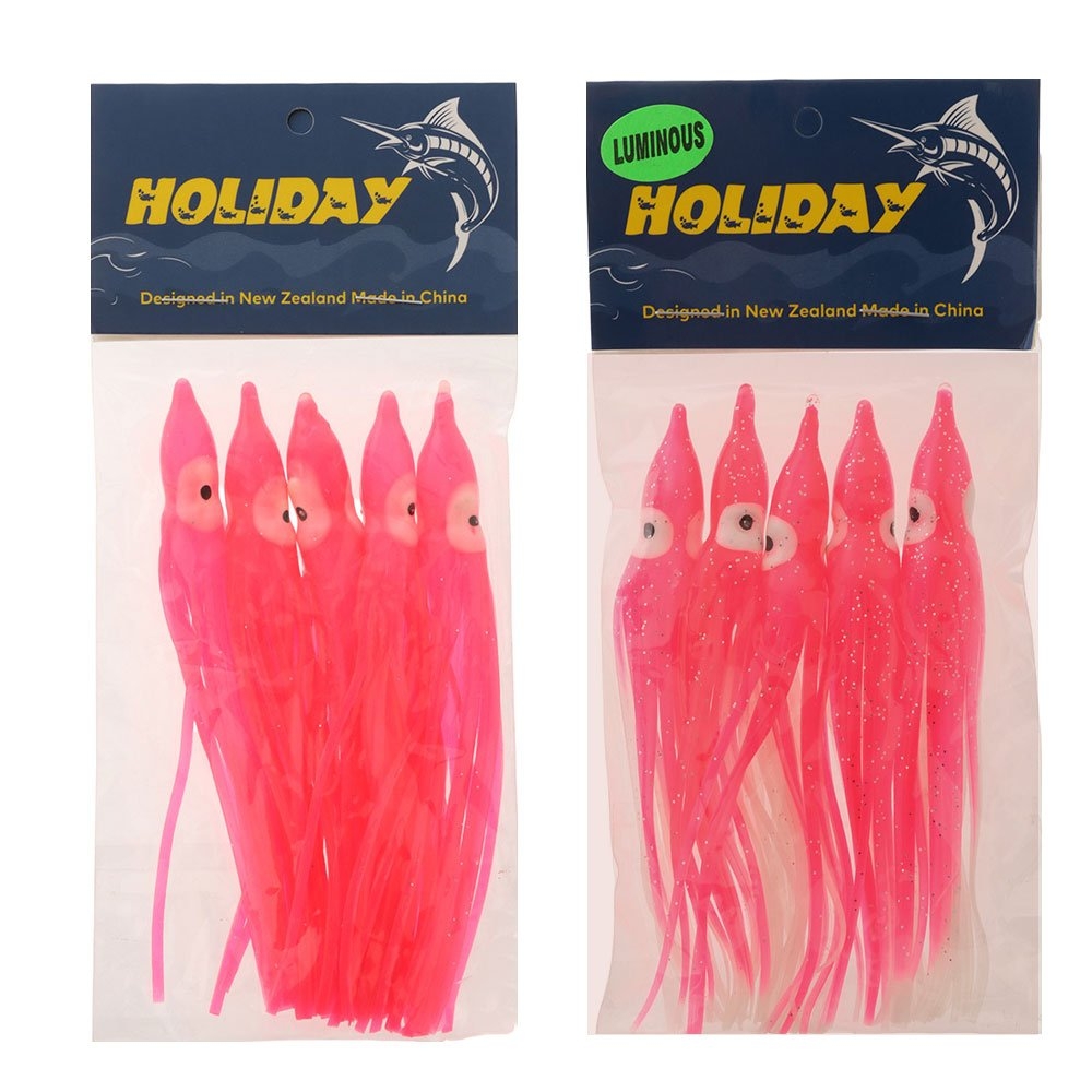 Holiday Octopus Skirts 4in Qty 5