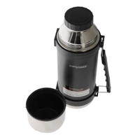 Thermos THERMOcafe Stainless Steel Vacuum Insulated Flask 1L Black Thumbnail Thermos THERMOcafe Stainless Steel Vacuum Insulated Flask 1L Black