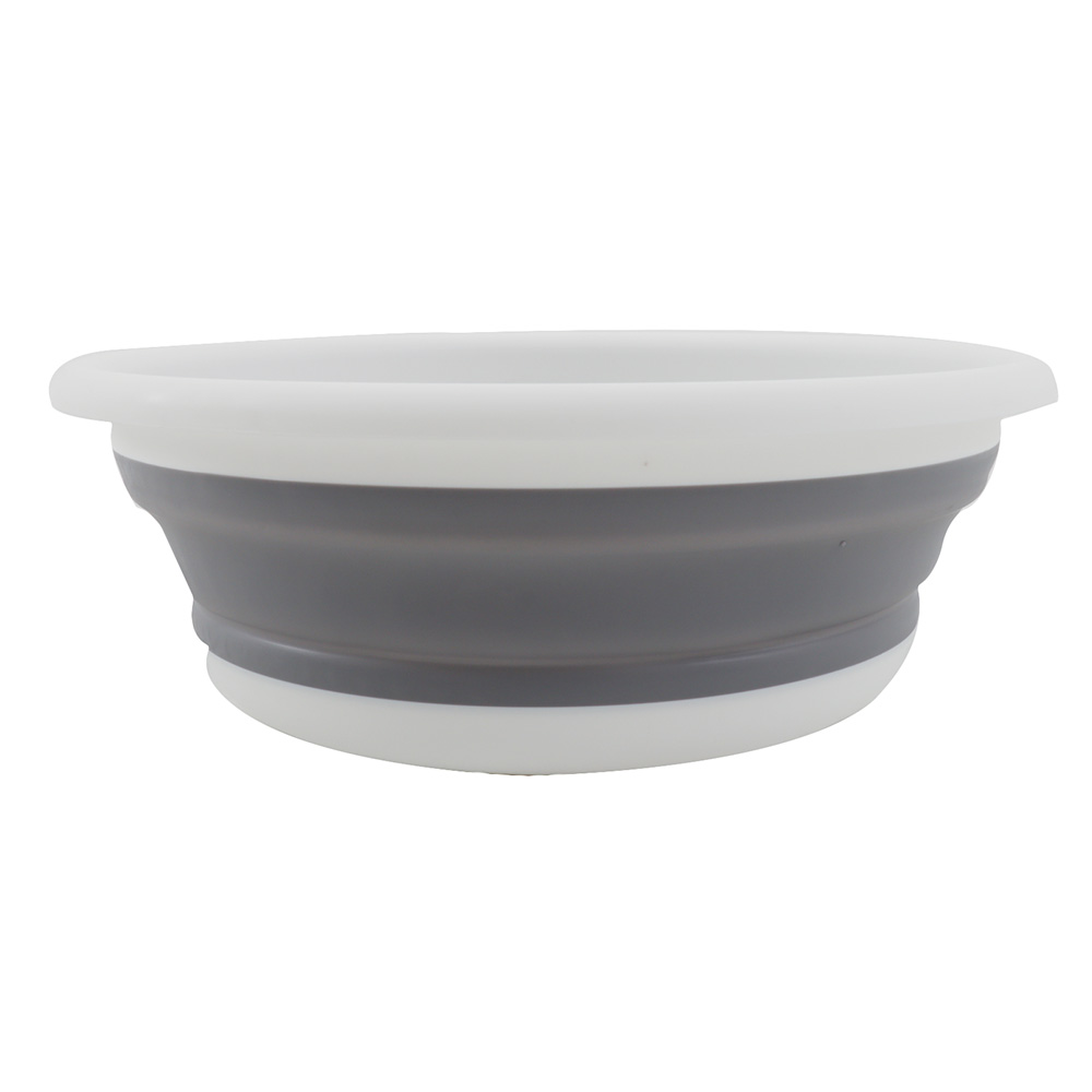 Seymours Collapsible Wash Basin 9L Round Grey