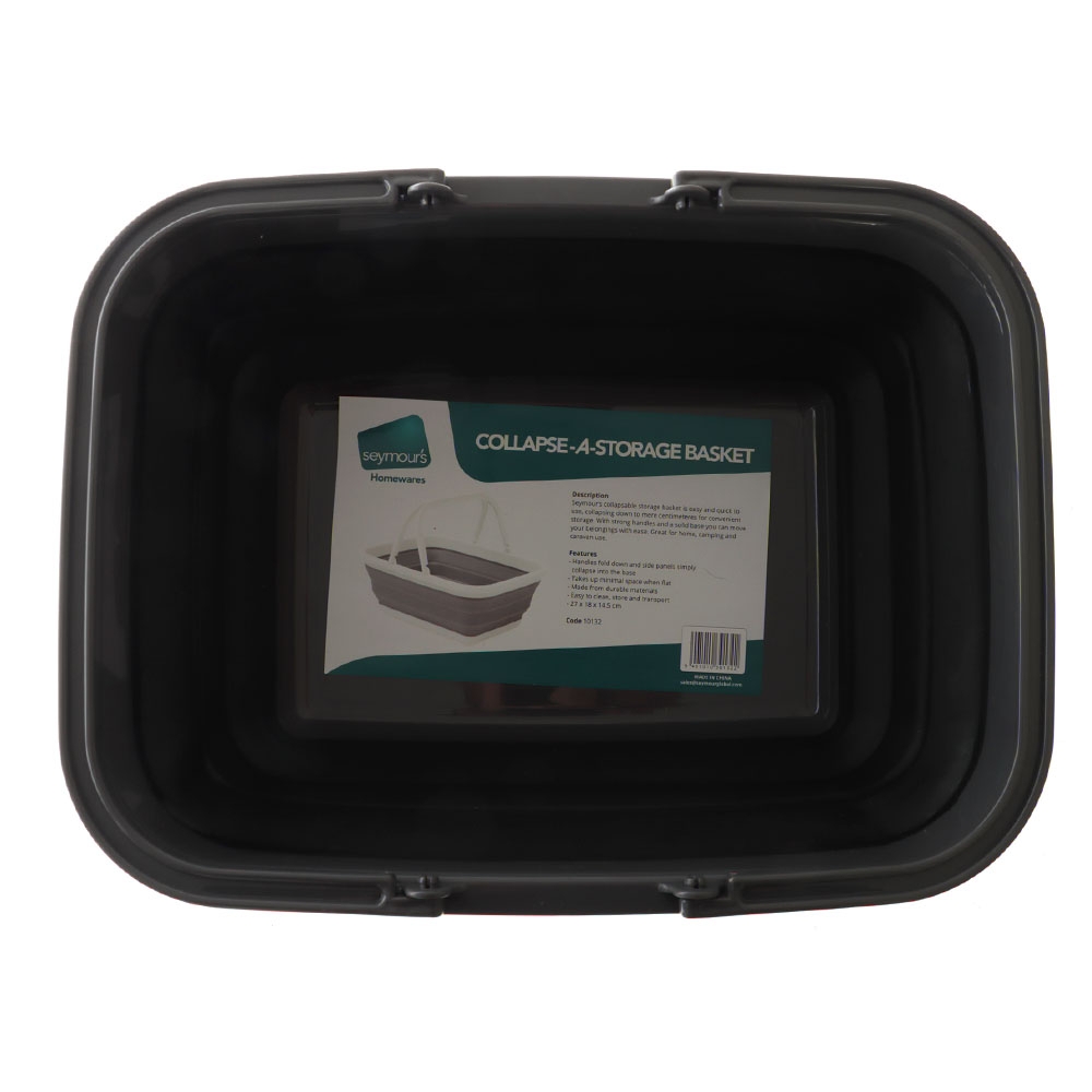 Seymours Collapsible Bin Grey