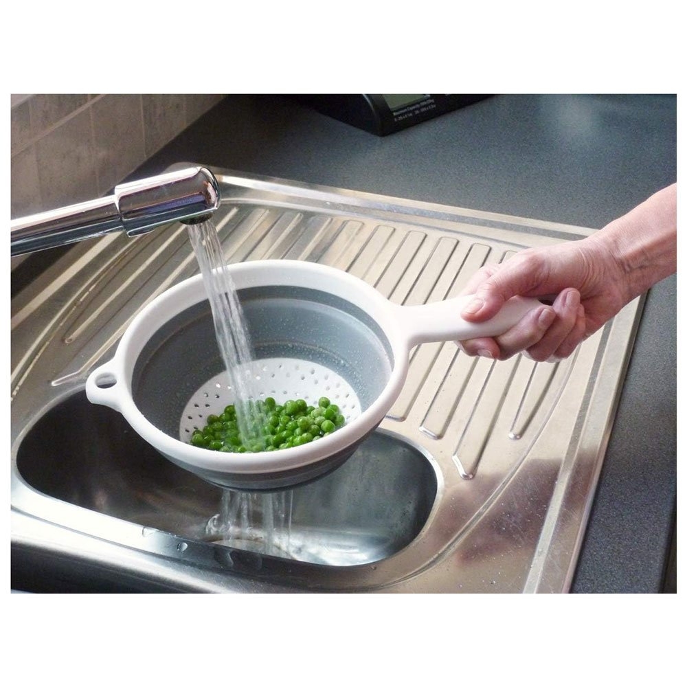Seymours Collapse-A-Colander with Handle Grey