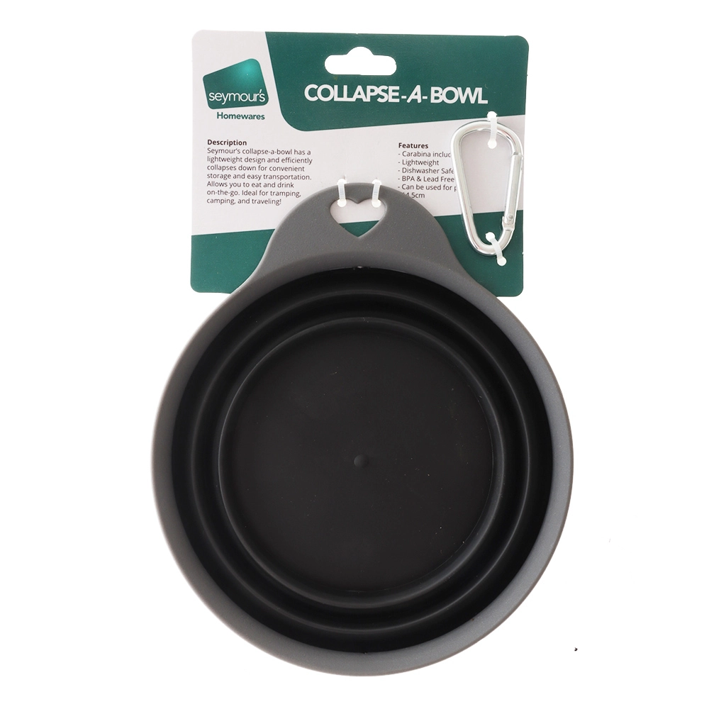 Seymours Collapse-A-Bowl 14.5cm Grey Seymours Collapse-A-Bowl 14.5cm Grey