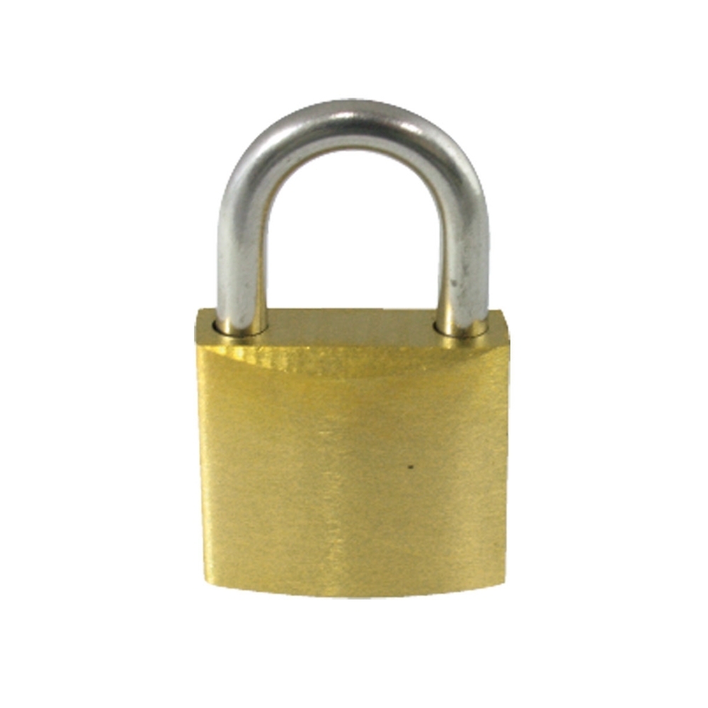Marine Town Padlock Brass with Long Stainless Steel Shackle 40mm