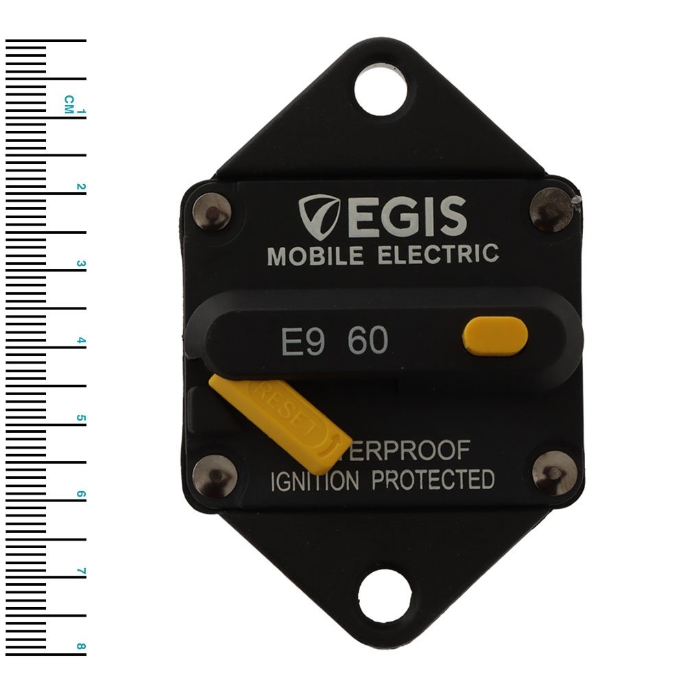Egis Mobile Electric 285 Series Panel Mount Circuit Breaker 60A