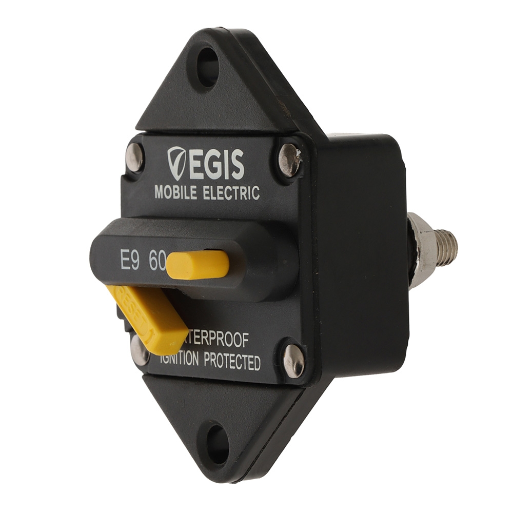 Egis Mobile Electric Thermal Circuit Breaker 60 A Panel Mount