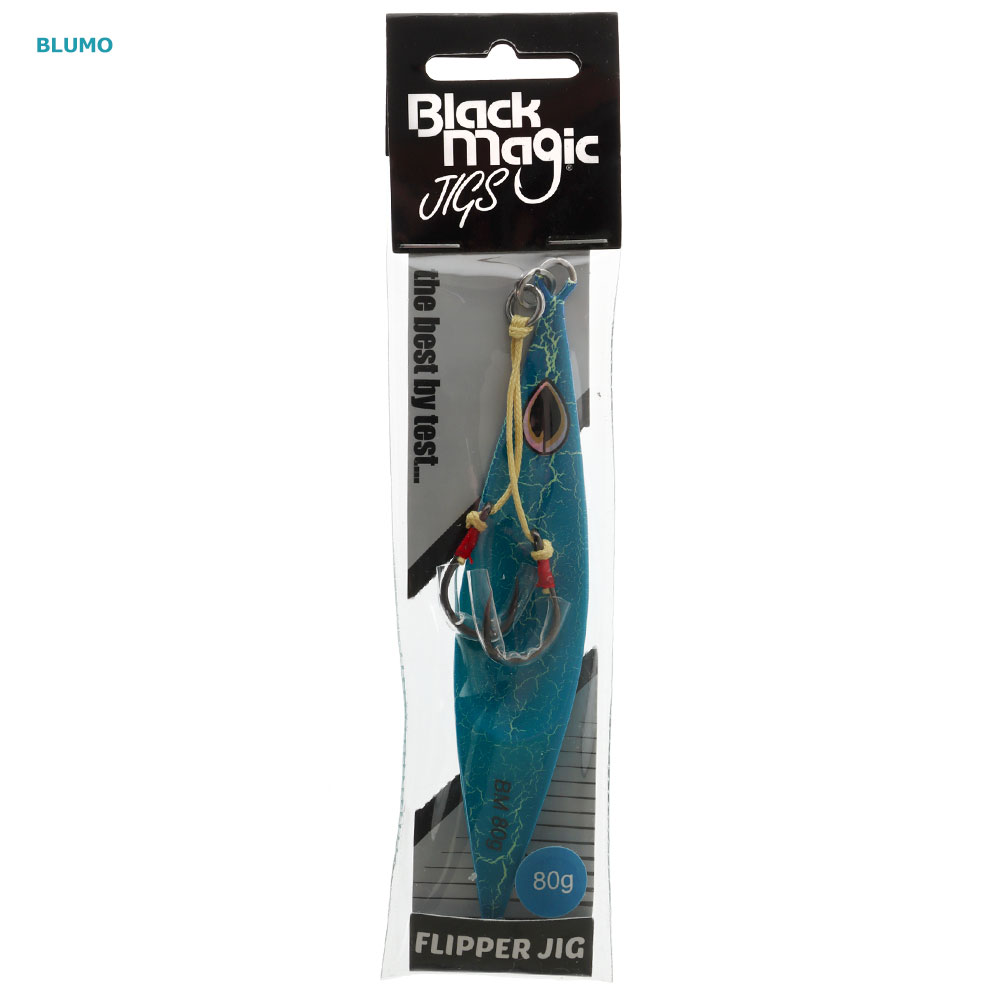 Black Magic Flipper Slow Pitch Jig 80g Blumo