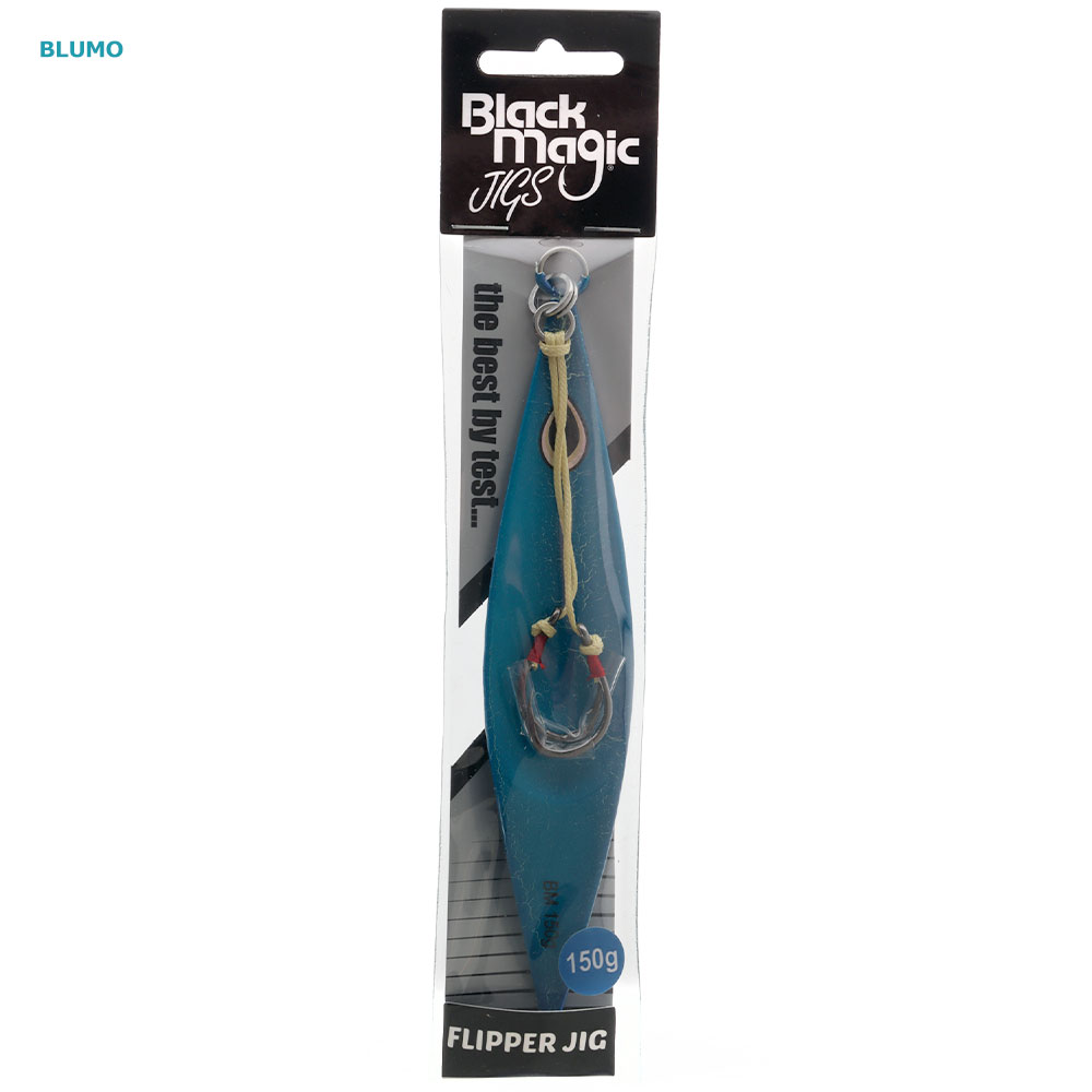 Black Magic Flipper Slow Pitch Jig 150g Blumo