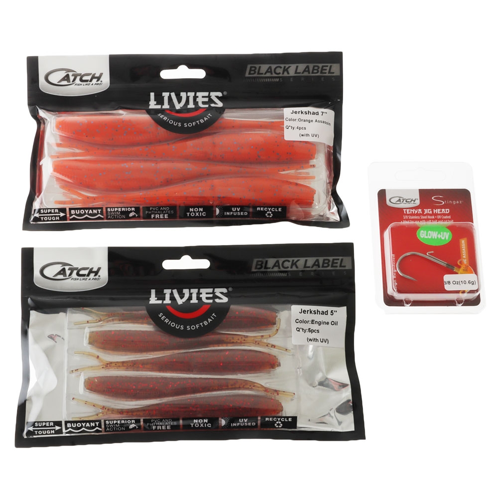 Catch Fishing 10-Piece Value Pack with Tackle Box