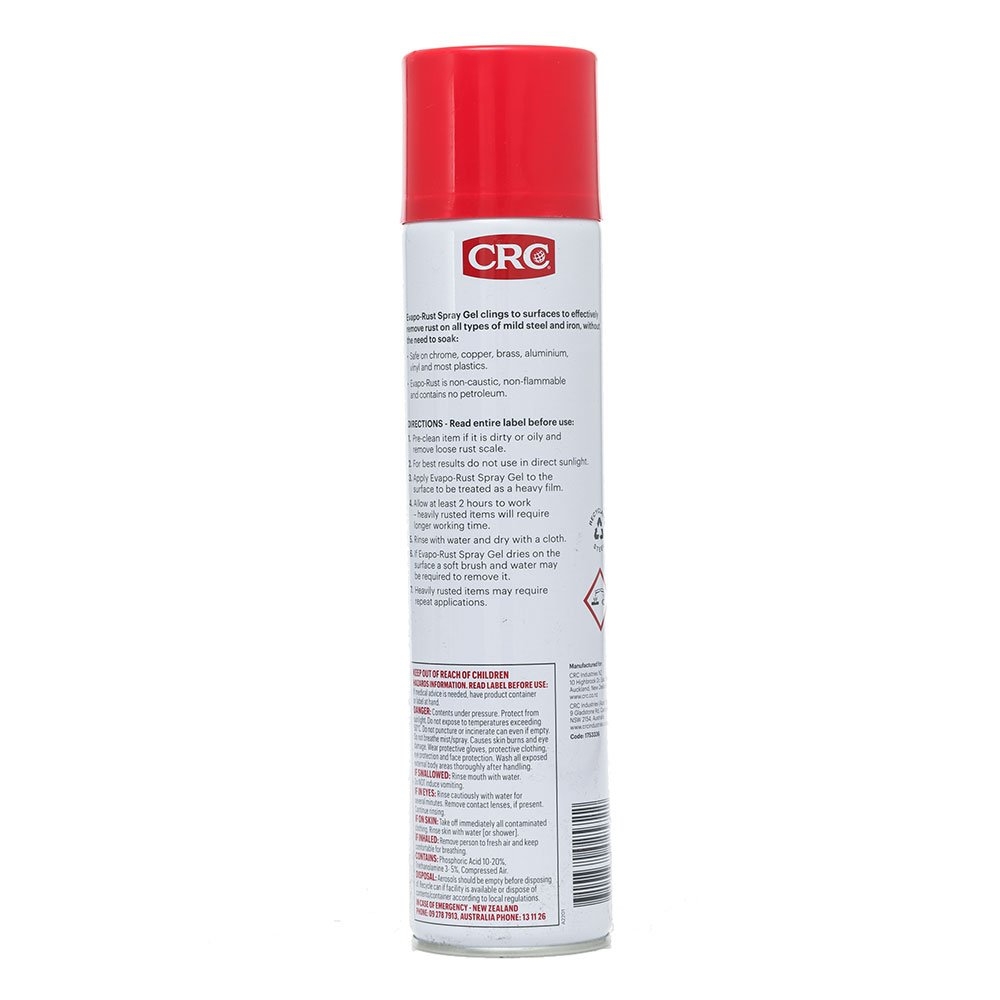 CRC Evapo-Rust Rust Remover Spray Gel 500g