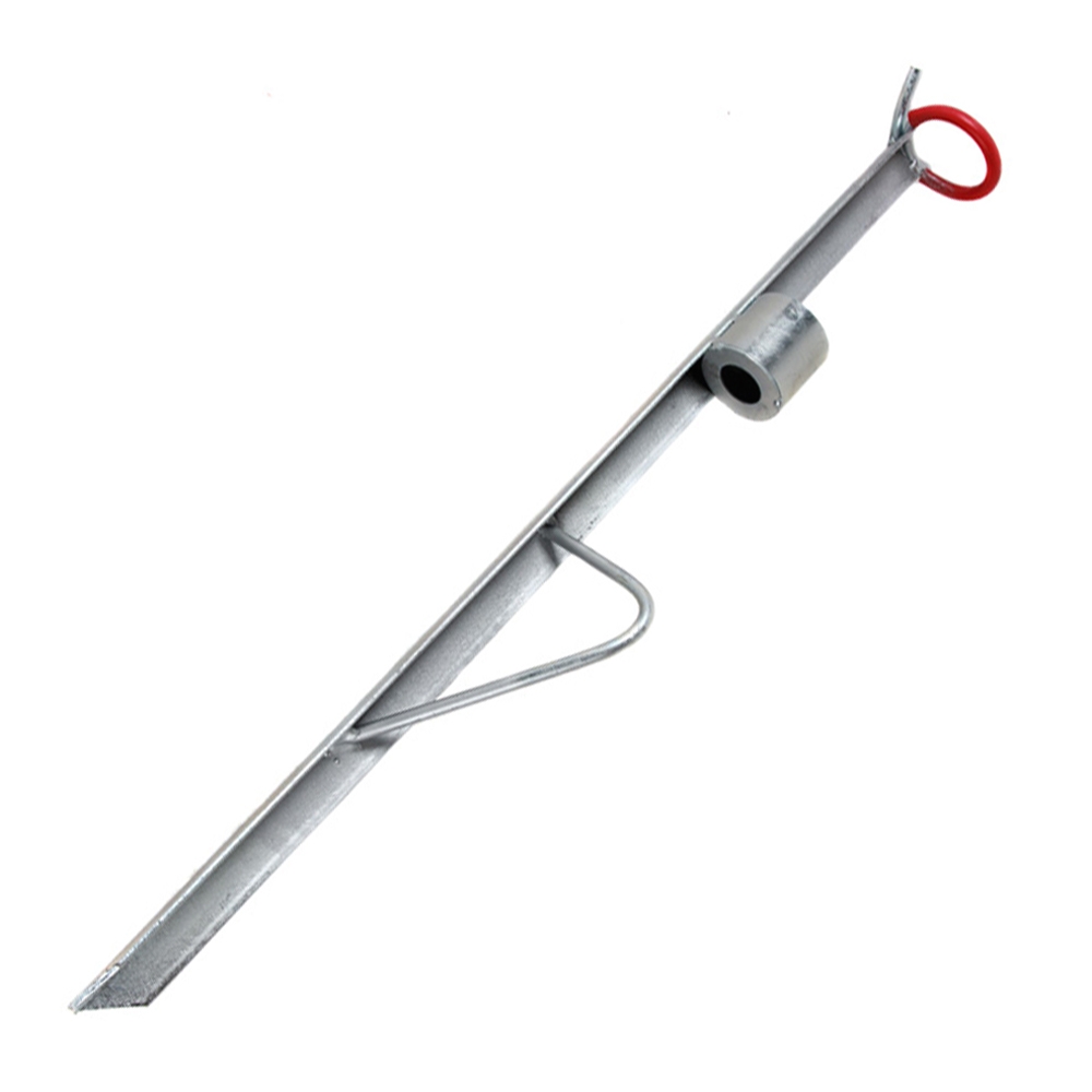 Holiday Galvanised Beach Spike Rod Holder 1m