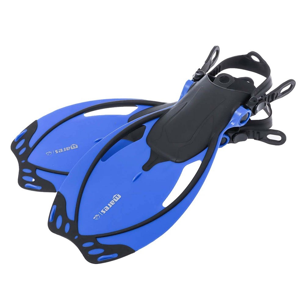 Mares Seahorse Allegra Kids Snorkel and Fins Set Blue L/XL