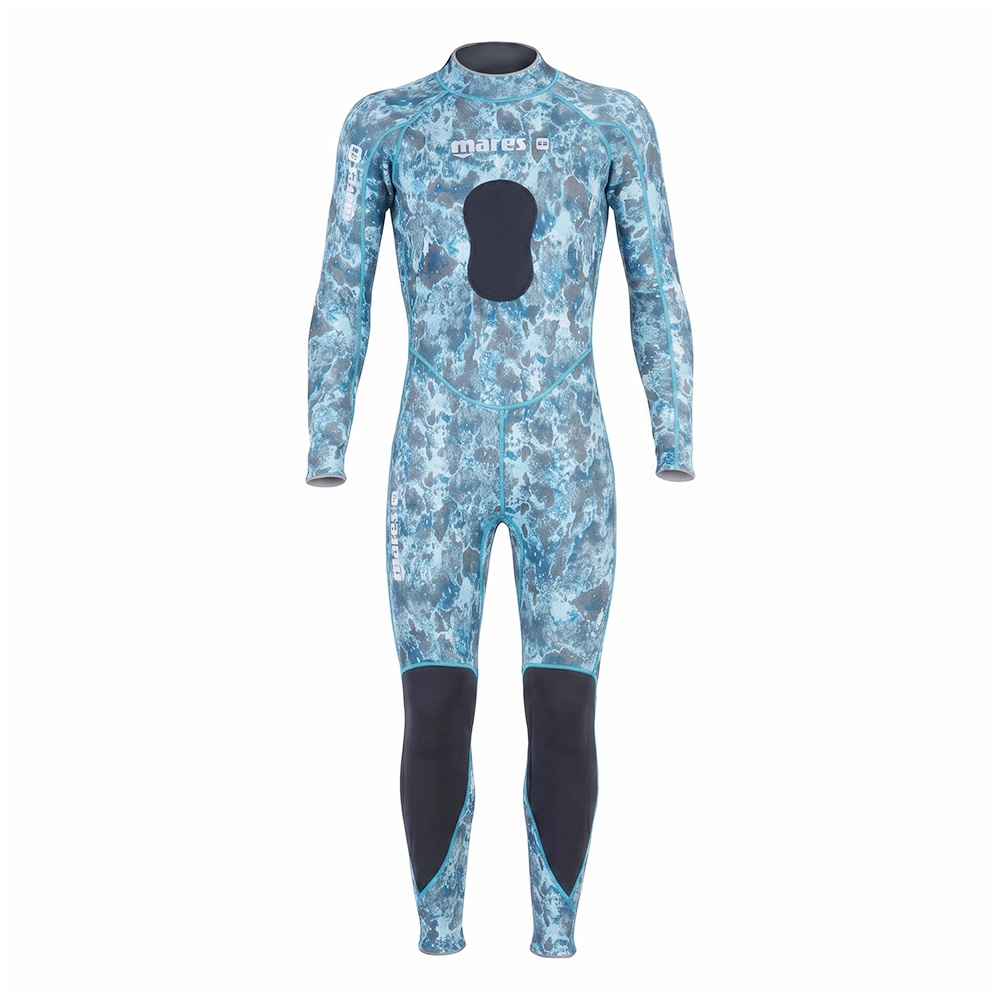 Mares Phantom Steamer Spearfishing Wetsuit 3mm Camo Blue