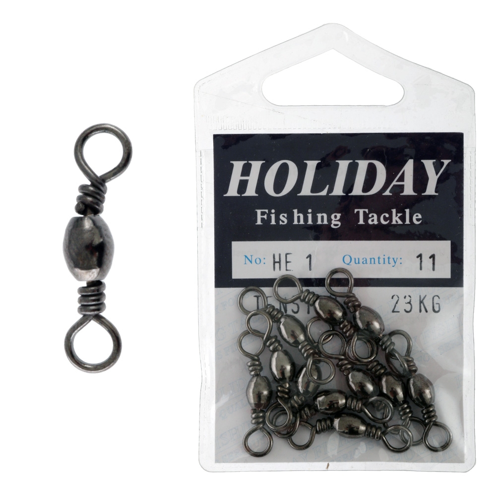 Holiday Barrel Swivels Value Pack 23kg Tension Size 1 Qty 11