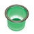 TH Marine LED Lighted Stainless Steel Rim Drink Holder Green