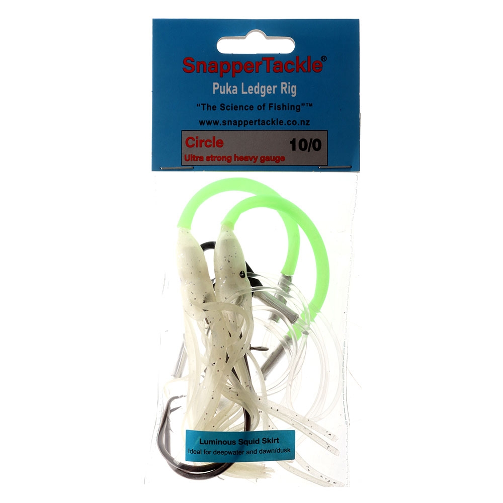 SnapperTackle Lumo Squid Puka Rig 10/0